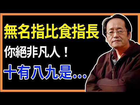 無名指若長過食指,命中註定非凡人!多半是。。。#倪海廈 #易經 #風水 #命理 #國學智慧 #倪師