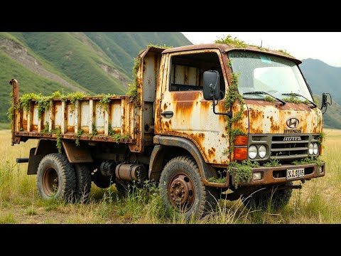 Restoring A Hyundai Truck That Was Crashed And Submerged In A River For Years /An Incredible Journey