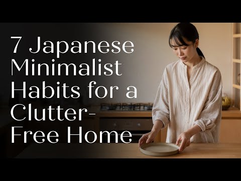 7 Japanese Minimalist Habits for a Clutter Free Home