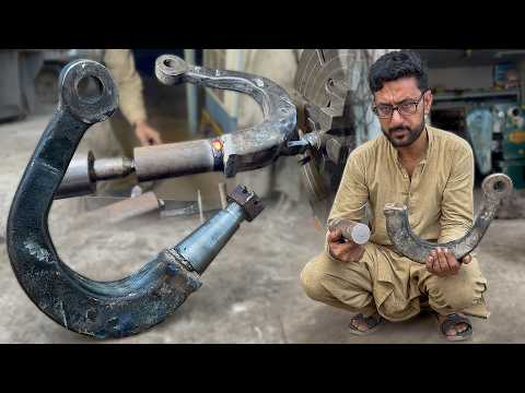 Amazing Lathe Process of Truck Suspension Steering Knuckle Restoration | Suspension Repair Process