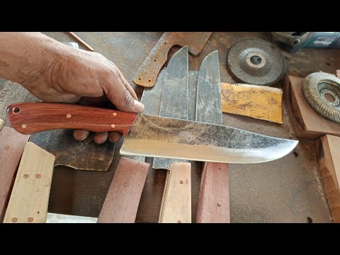 Faca Bruta Artesanal Áço Carbono 3.5mm Disco De Arado Tempra Original handmade knife