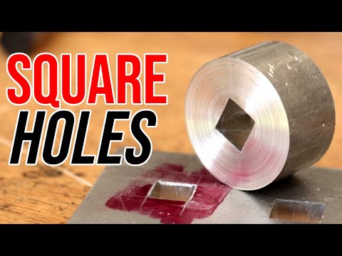 Square Holes - 5 Methods To Make Them in Metal