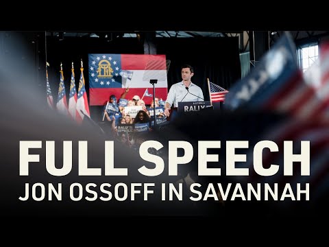 FULL SPEECH | Jon Ossoff in Savannah
