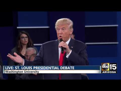 Presidential Debate - DT on federal income taxes - Hillary Clinton Donald Trump