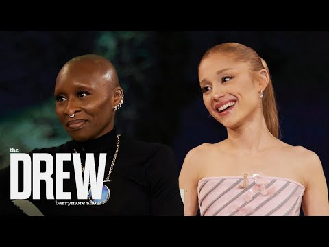 'Wicked' Stars Cynthia Erivo & Ariana Grande "Talked by Touching" While Filming | FULL INTERVIEW