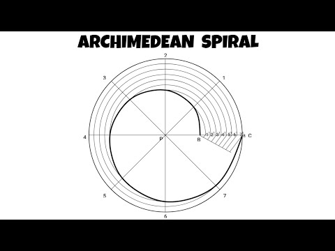 TD - How to construct an Archimedean Spiral