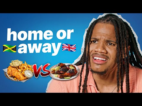 Jamaican man tries English food | Home or Away with Dale Elliott Jr