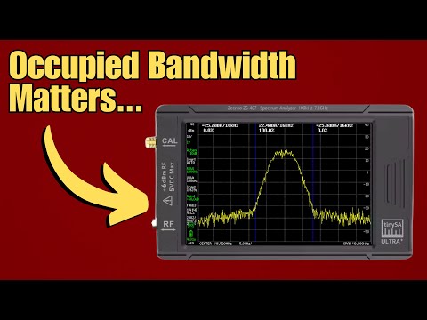 TinySA Ultra: Why Occupied Bandwidth MATTERS!