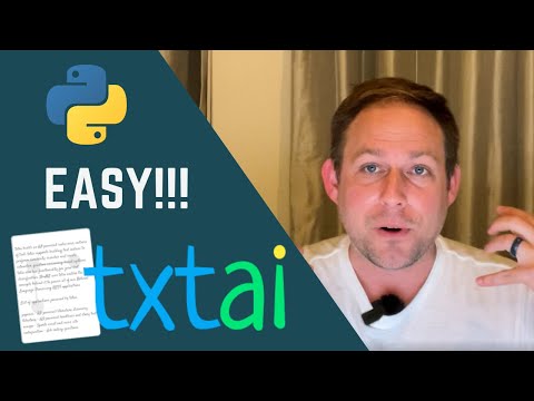 How to Create an AI-Assisted Search Engine with Python and txtAI in Seconds! Easy Tutorial