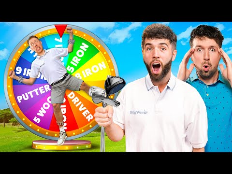 BIG WEDGE SPIN THE WHEEL GOLF CHALLENGE!