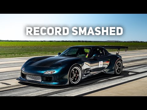 The AWD 4 Rotor Breaks the Rotary Half Mile Record!