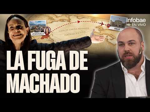 [PASO POR PASO] Cómo fue EL VIAJE SECRETO que sacó a MACHADO de VENEZUELA