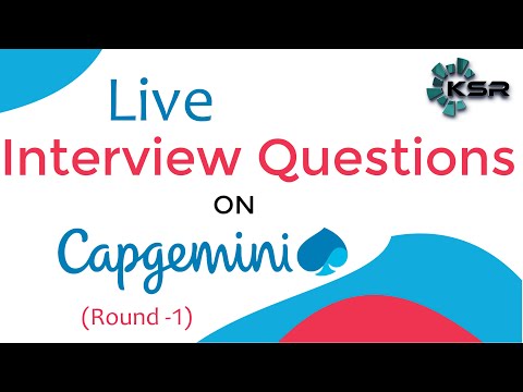 Capgemini Interview 2021 | India's Best Power BI Training Centre | KSR Datavizon