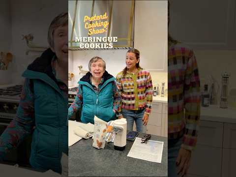 Pretend Cooking Show: Meringue Cookies