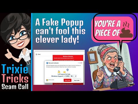 Microsoft Scammers Try to Steal $! Trixie Trolls Them Hilariously 😂