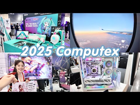 🩵 My First Computex Taipei 💻✨ | Cutest Tech, Miku, Pokémon 🎁 & So Many 5090s! Insta360 go 3s