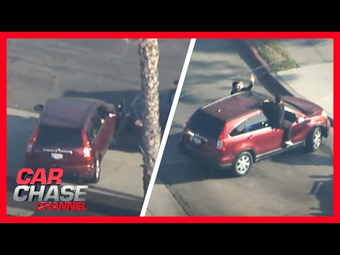 Full Car Chase: Police stop runaway Honda with PIT maneuver | Car Chase Channel