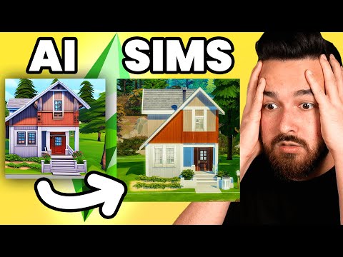 I used an AI to build a tiny home in The Sims 4