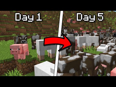 Minecraft But All Mobs Duplicate Every Minute