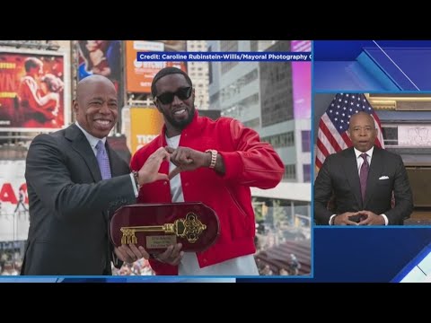 Mayor Eric Adams on revoking Diddy's key to NYC