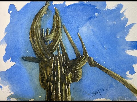 How to Paint a Saguaro Cactus