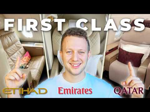I flew EMIRATES vs ETIHAD vs QATAR in FIRST CLASS - One is the King of A380s!