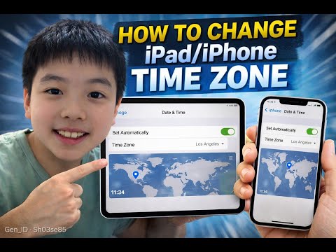 How to change iPad/iPhone TIME ZONE