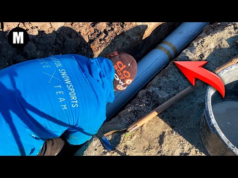 The neighbors are surprised by how I ran the sewer and why they didn't think of it earlier