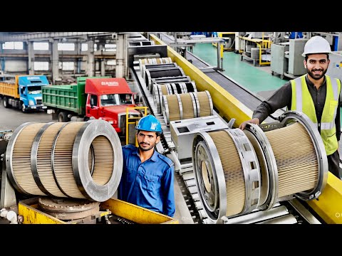 How an Old U.S. Truck Filter manufacturing Method Is Now Helping Poor Countries | Mass Production