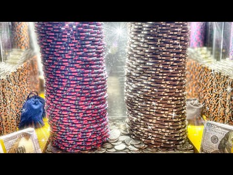 🤬CASINO MESSED UP AND WE NEARLY “BANKRUPT” THEM! 1 Quarter CHALLENGE High LIMIT Coin Pusher! 😱🤯