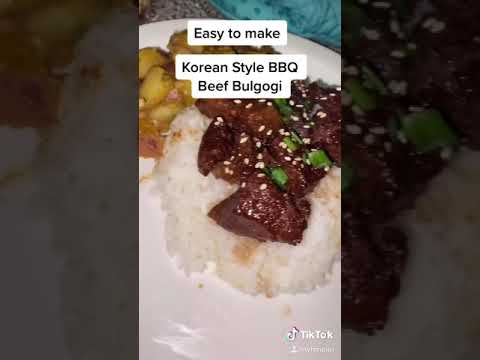 Korean Style BBQ (Instant Pot meal)