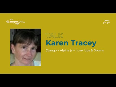 DjangoCon Europe 2024 | Django + Alpine.js + htmx Ups & Downs