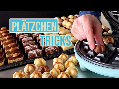 Geniale Weihnachtsplätzchen - einfach und schnell aus 1 Teig 9 Plätzchen