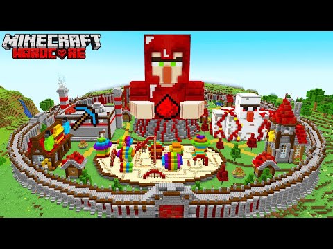 Ich habe ein REDSTONE-DORF in Minecraft Hardcore gebaut!