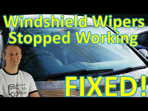 Windscreen / Windshield Wipers Stopped Working  - HOW to FIX!