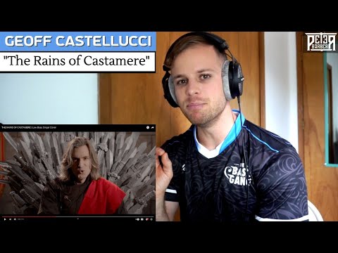 Bass Singer FIRST-TIME REACTION & ANALYSIS - Geoff Castellucci | The Rains of Castamere