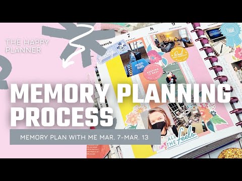 Simple Rainbow Spread || Memory Plan With Me || Feb. 21-27