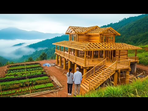 One wooden house, one warm heart — The kind young girl gave a new life to a homeless old man!