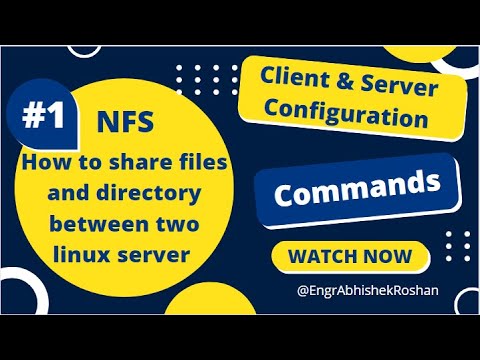 Linux NFS (Network File System )| How to share files and directory between two linux server| Part 1