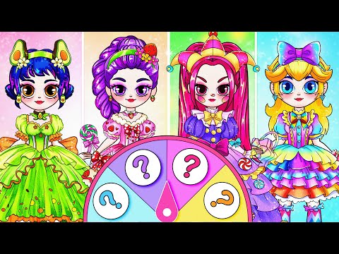 DIY Paper Dolls Fashion | Disney Princess Glow Up into NEW FASHION | K-Pop Demon Hunters