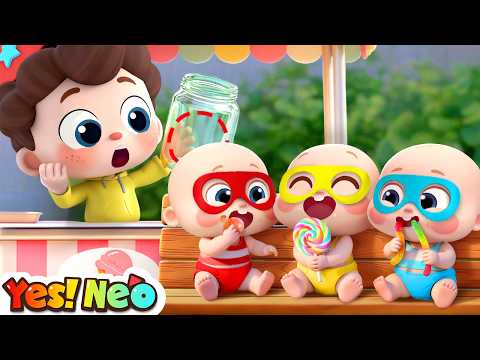 Who Took the Candy? | Police Chase | Detective Adventure | Nursery Rhyme & Kids Song | Yes! Neo