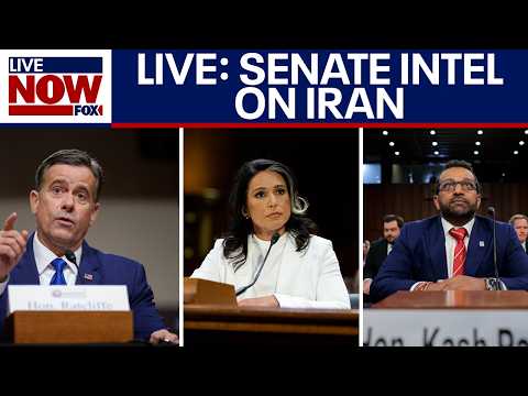 LIVE: Gabbard, Patel, Ratcliffe testify about Iran war, terror threats