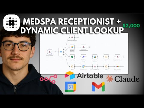 I Built a Medspa Receptionist That Looks Up Returning Clients Automatically