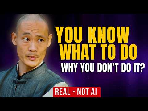 You Know What to Do — Why You Don’t Do It ? | Master Shi Heng Yi (REAL INTERVIEWS - NOT AI VOICE)