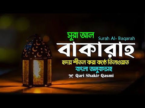 002) সূরা আল বাক্বারাহ | Surah Al Baqarah | বাংলা অনুবাদসহ ❤Qari Shakir Qasmi ▶Quranic Sound