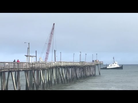 Car that drove off Virginia Beach pier could not be recovered Sunday