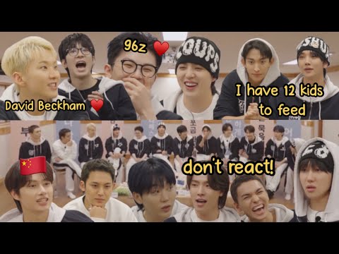 Seventeen playing the guess who character quiz in nana bnb (and failing)