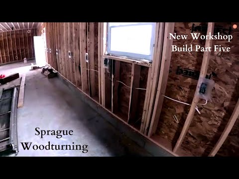 Woodturning - New Workshop Build Part Five