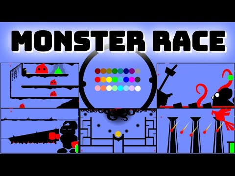 24 Marble Race EP. 28: Monster Race (by Algodoo)