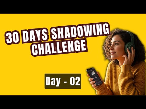 English Shadowing Challenge Day 2 | Best for Shadowing |